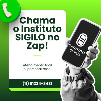 O Instituto SIGILO atende diretamente seus associados via WhatsApp